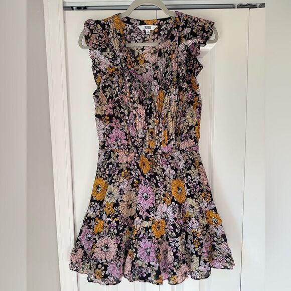 BB Dakota Steve Madden Women’s Small Ruffled mini Dress - Picture 2 of 15